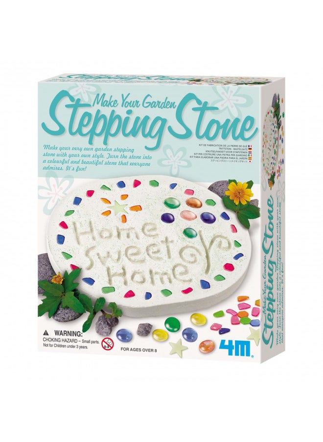 4M Make Your Garden Stepping Stone Kit-Outdoor Toys - Arts and Crafts for Kids Ages 8-12