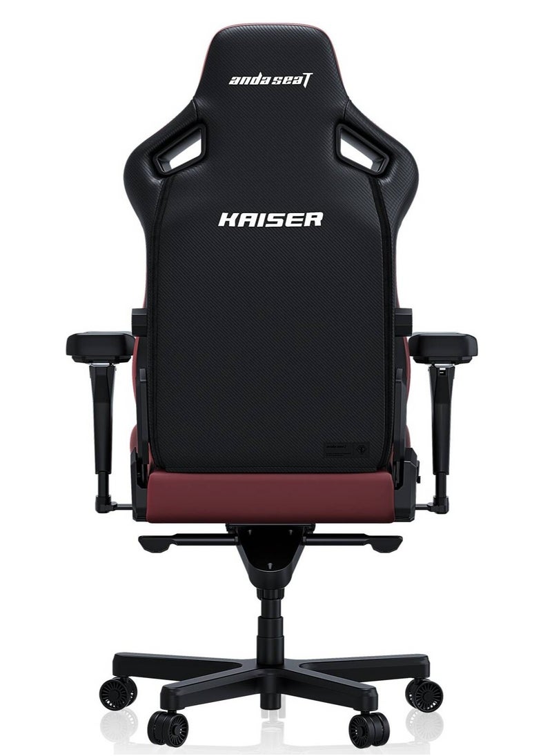 AndaSeat Kaiser 4 Large Premium PVC Leather Gaming Chair , Maroon | AD12YDDC-L-20-A-PVC