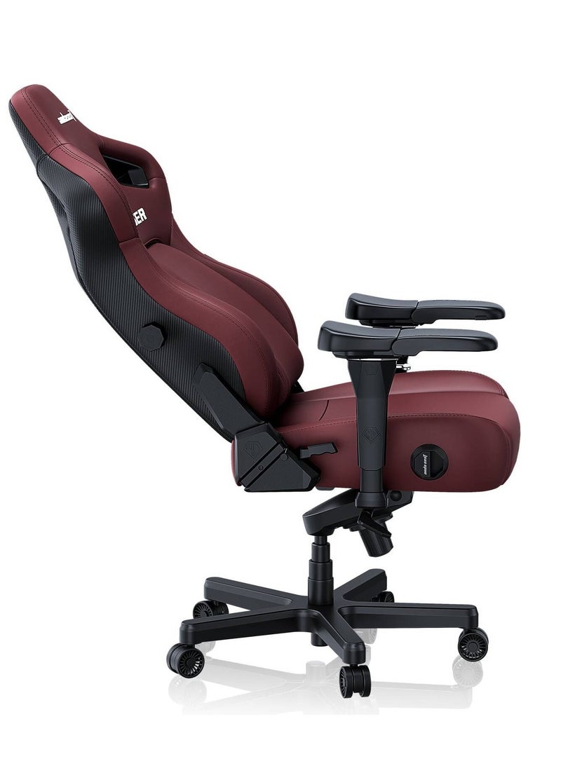 AndaSeat Kaiser 4 Large Premium PVC Leather Gaming Chair , Maroon | AD12YDDC-L-20-A-PVC