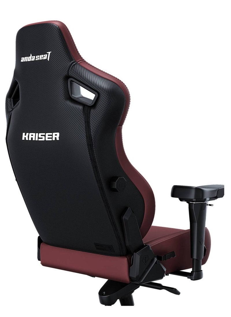 AndaSeat Kaiser 4 Large Premium PVC Leather Gaming Chair , Maroon | AD12YDDC-L-20-A-PVC