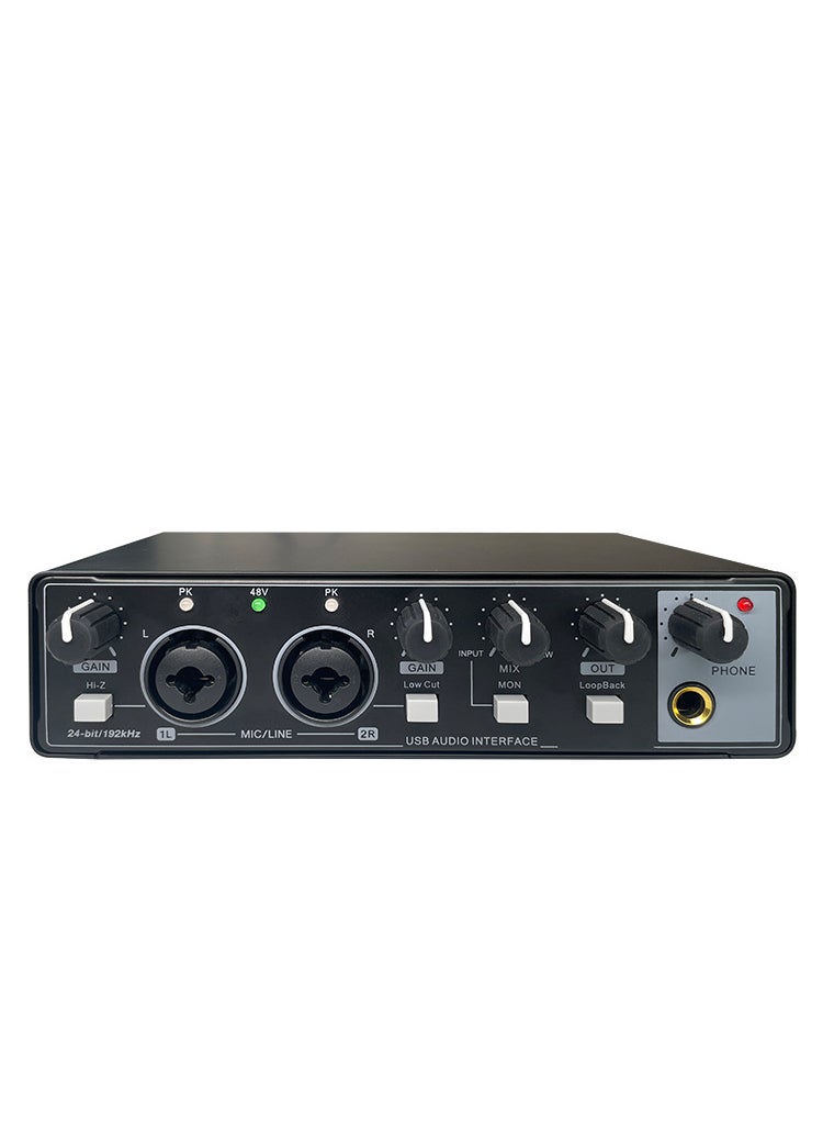 192K high sampling rate USB professional computer recording sound card K song arranger mixer external sound card Type b md-21