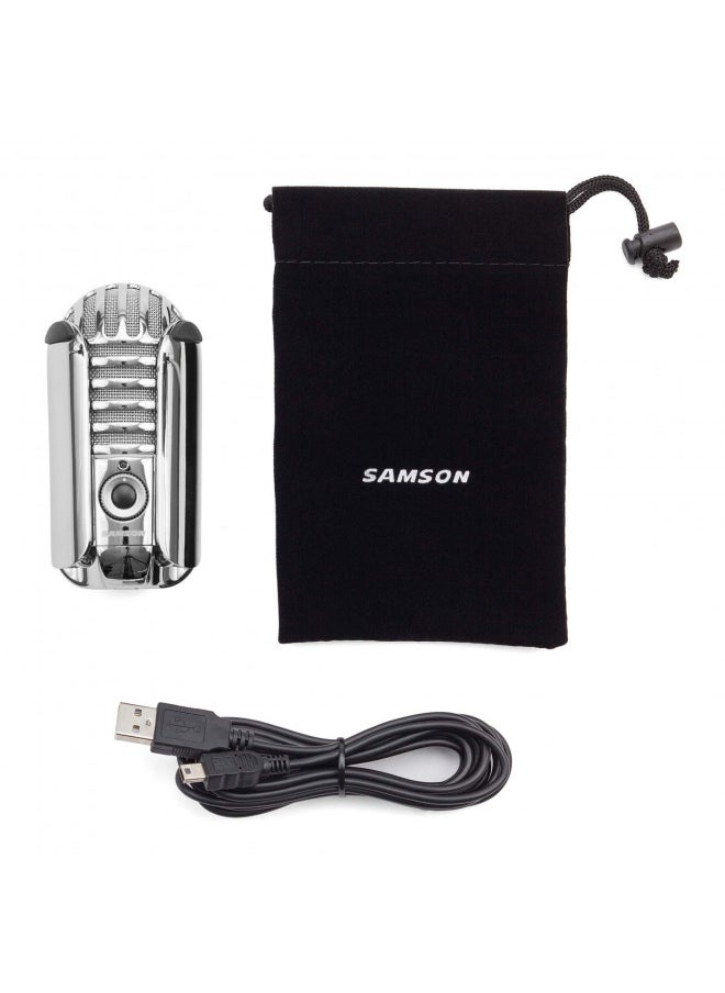 SAMSON Meteor Mic USB Studio Condenser Microphone (Chrome)