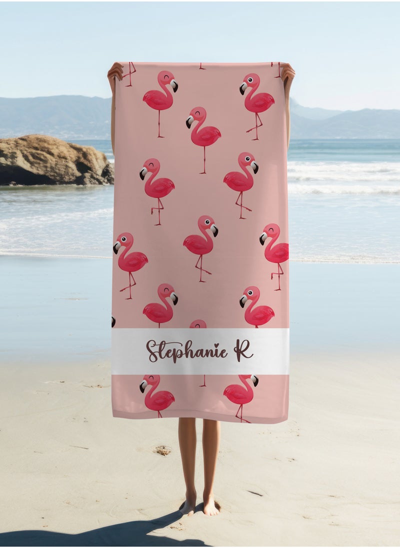 Personalised Beach Towel - Printed Quick Drying Beach Towel(90x180cm)