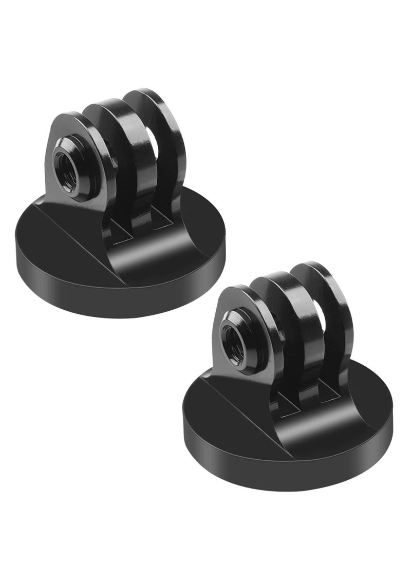 1/4 Tripod Mount Adapter Compatible for Gopro, 2 Pack 1/4 20 Aluminum Adapter Mount for Tripod Compatible with Gopro Hero 11,10, 9, 8, 7, 6, 5, 4, 3+, 3, 2, 1 HD, DJI Osmo Action and More