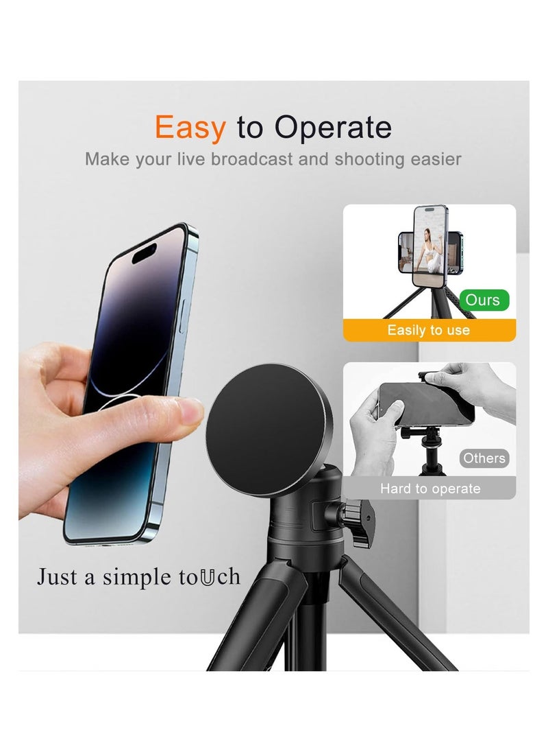 Magnetic Tripod Phone Mount Adapter, with 1/4