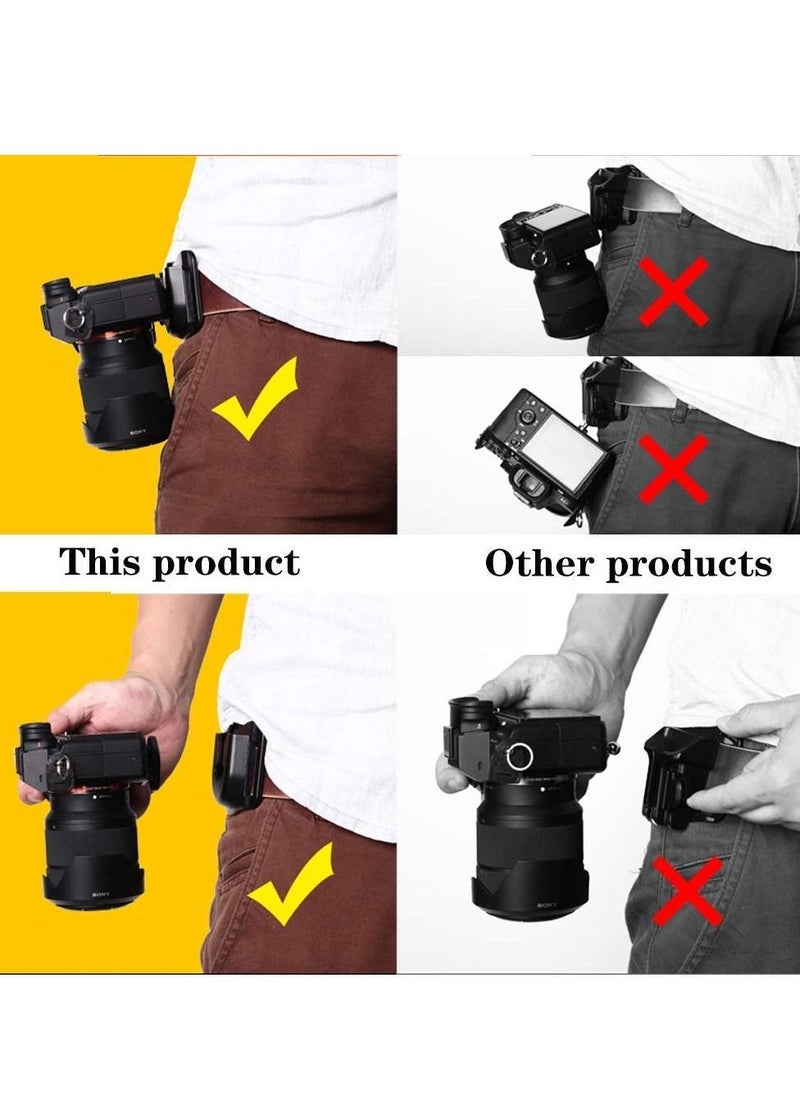 Camera Holste, Camera Belt Mount, Hanger Sling Clip Holster for SLR DSL Camera