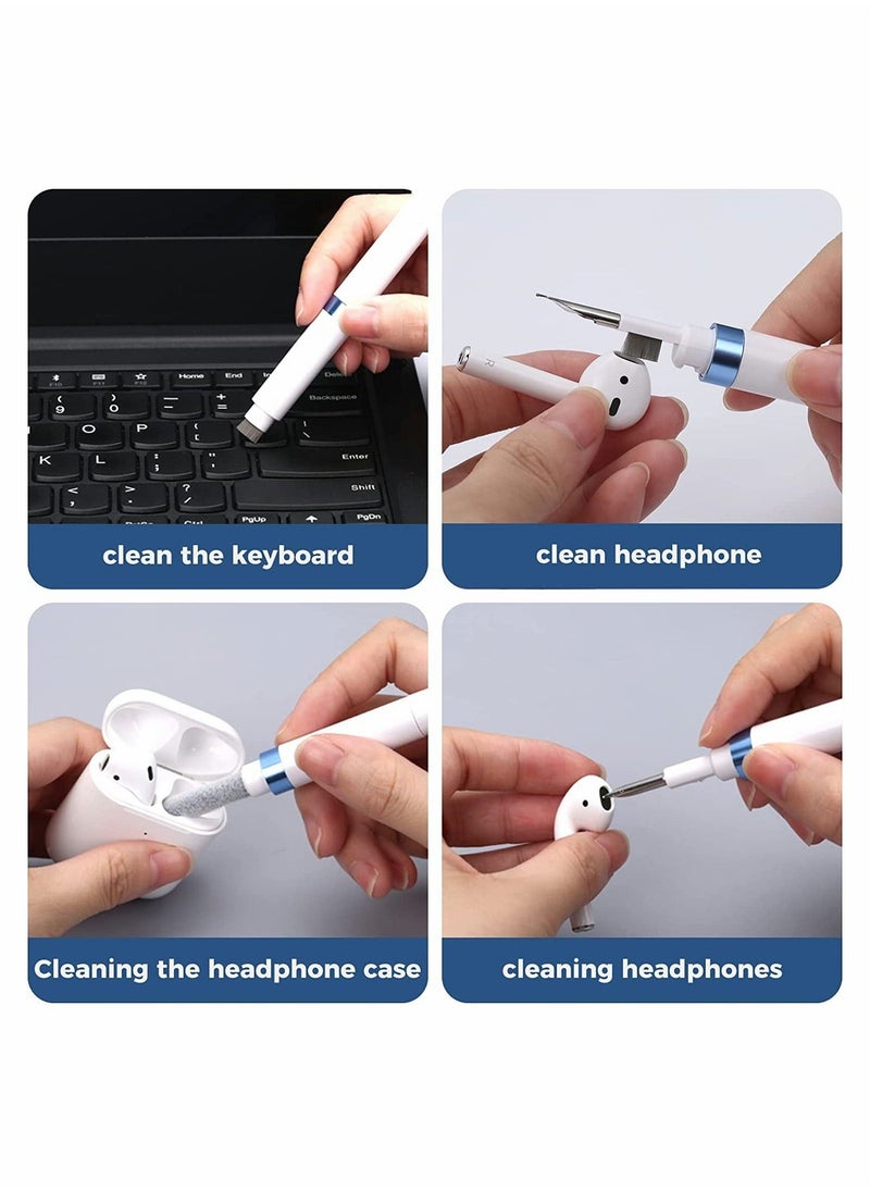 4 In 1 Cleaning Kit for Earphone Case,  Cleaning Tools for iPhone and Keyboard, Soft Brush Cleaning Pen for Bluetooth Earphone Case, for Huawei, for Samsung, for MI