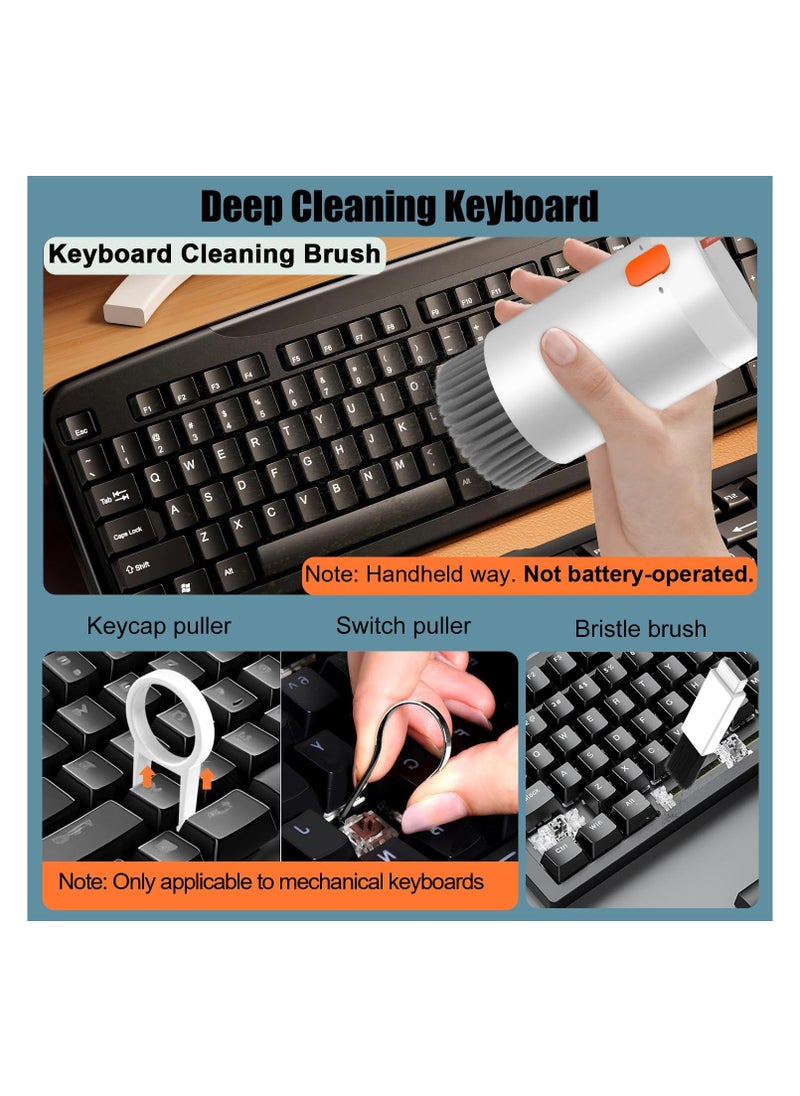 20 in 1 Multifunctional Cleaner Kit for Electronic Devices, Keyboard Cleaning Brush, Headphones Cleaner Kit for AirPods, Multi-Tool for Cleaning Laptop, Keyboard, Earbuds, Camera, Cellphones