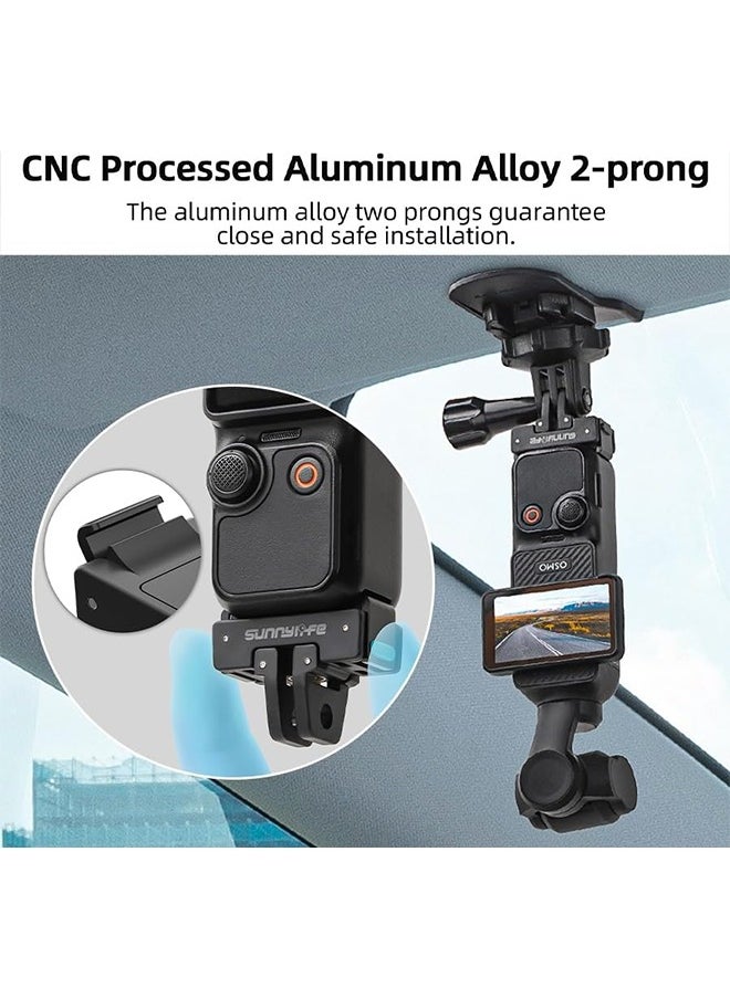 Pocket 3 Mount Tripod Adapter for DJI Osmo Pocket 3 Aluminum Alloy Quick Release Mount Accessories