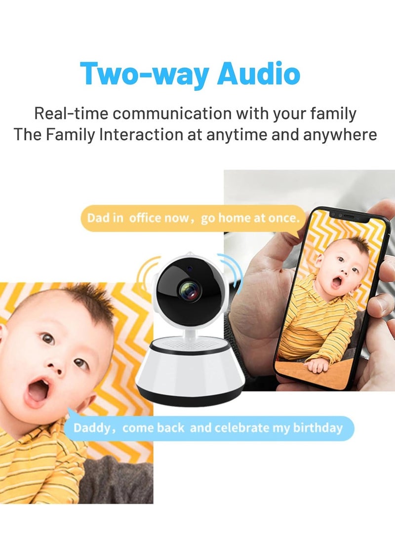 Indoor Surveillance Camera – 24/7 Monitoring with V380 PRO Baby Monitor, Night Vision, 2-Way Talk, Secure Storage & App Control