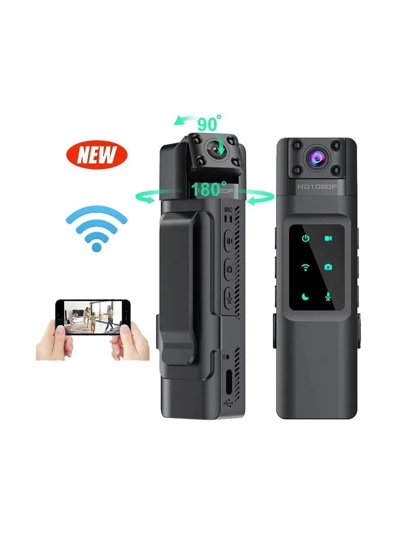 NEW WIth Wifi Hotspot Mini Camera, 1080P Portable Digital Video Recorder, Body Camera, Night Vision DVR Miniature Camcorder