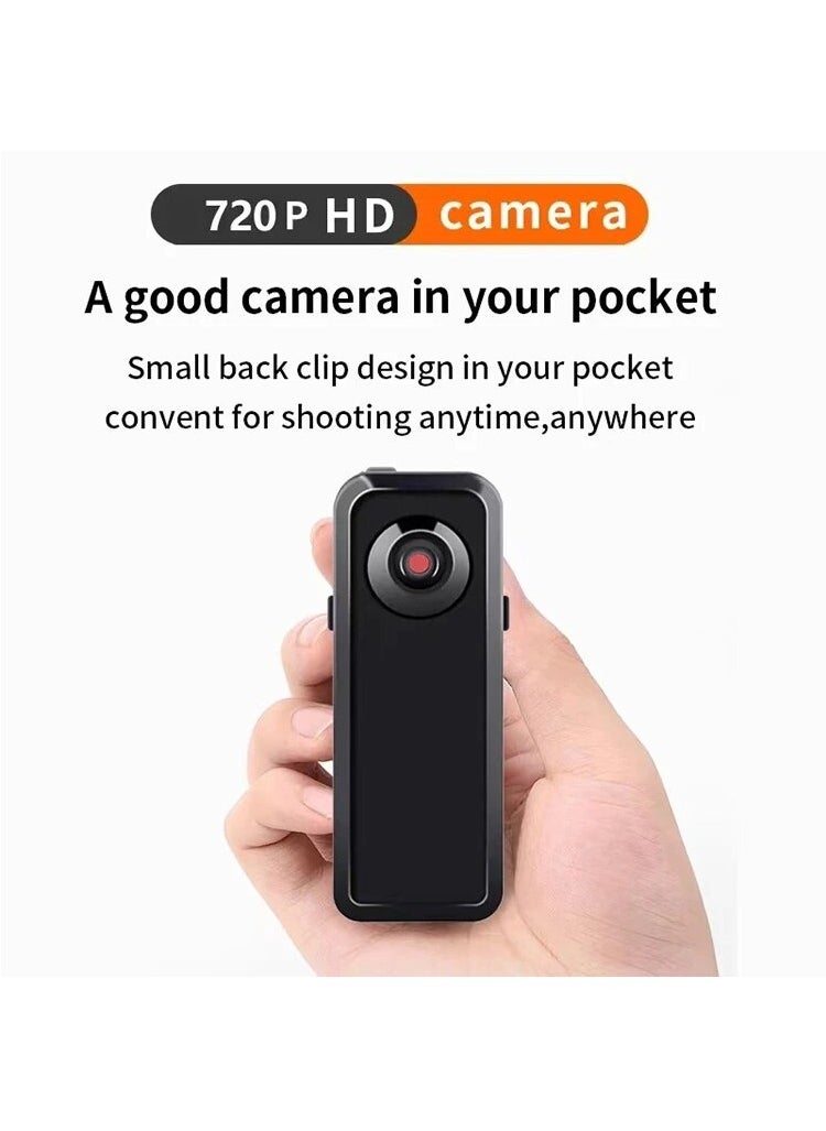 HD Mini DV Camera, Body Camcorder Mount, Portable Video Record, Nanny Security Cam, Small Sports Car DVR Webcam, For Home and Office