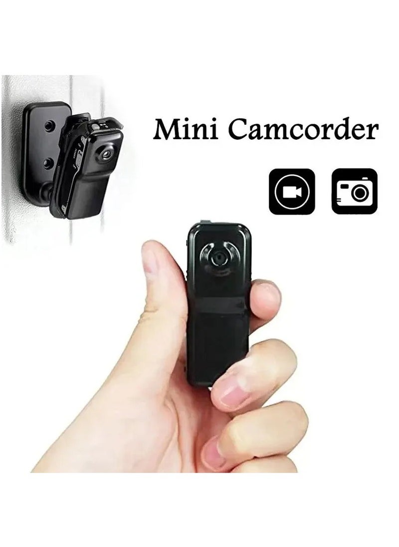 HD Mini DV Camera, Body Camcorder Mount, Portable Video Record, Nanny Security Cam, Small Sports Car DVR Webcam, For Home and Office