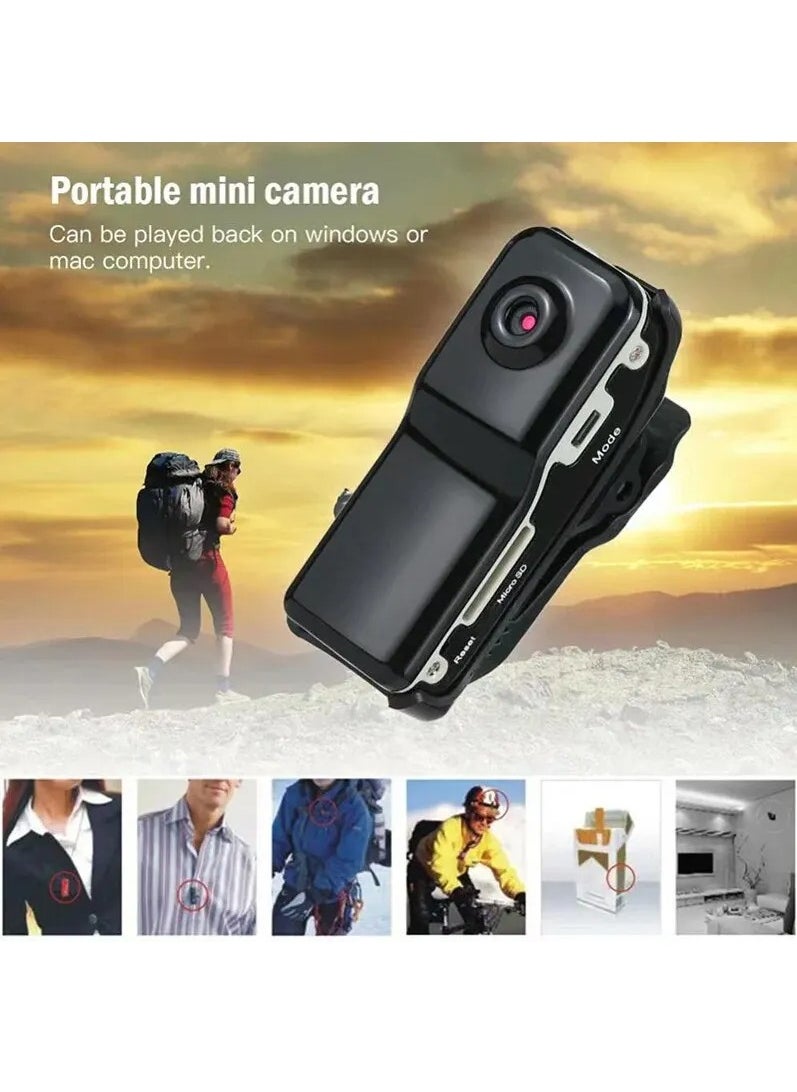 HD Mini DV Camera, Body Camcorder Mount, Portable Video Record, Nanny Security Cam, Small Sports Car DVR Webcam, For Home and Office