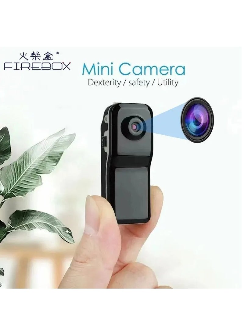 HD Mini DV Camera, Body Camcorder Mount, Portable Video Record, Nanny Security Cam, Small Sports Car DVR Webcam, For Home and Office