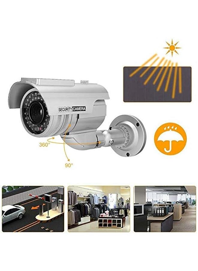 False Dummy Camera Camera False Solar Camera with LED Flashing Light False Security Camera