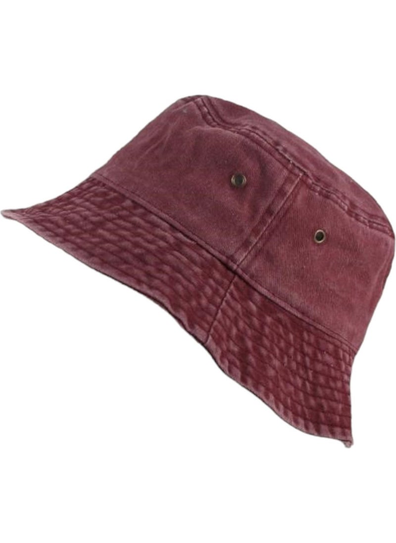 Unisex UV Protected Cotton Vintage Bucket Hat