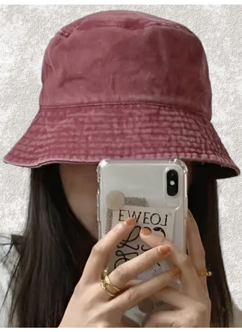 Unisex UV Protected Cotton Vintage Bucket Hat