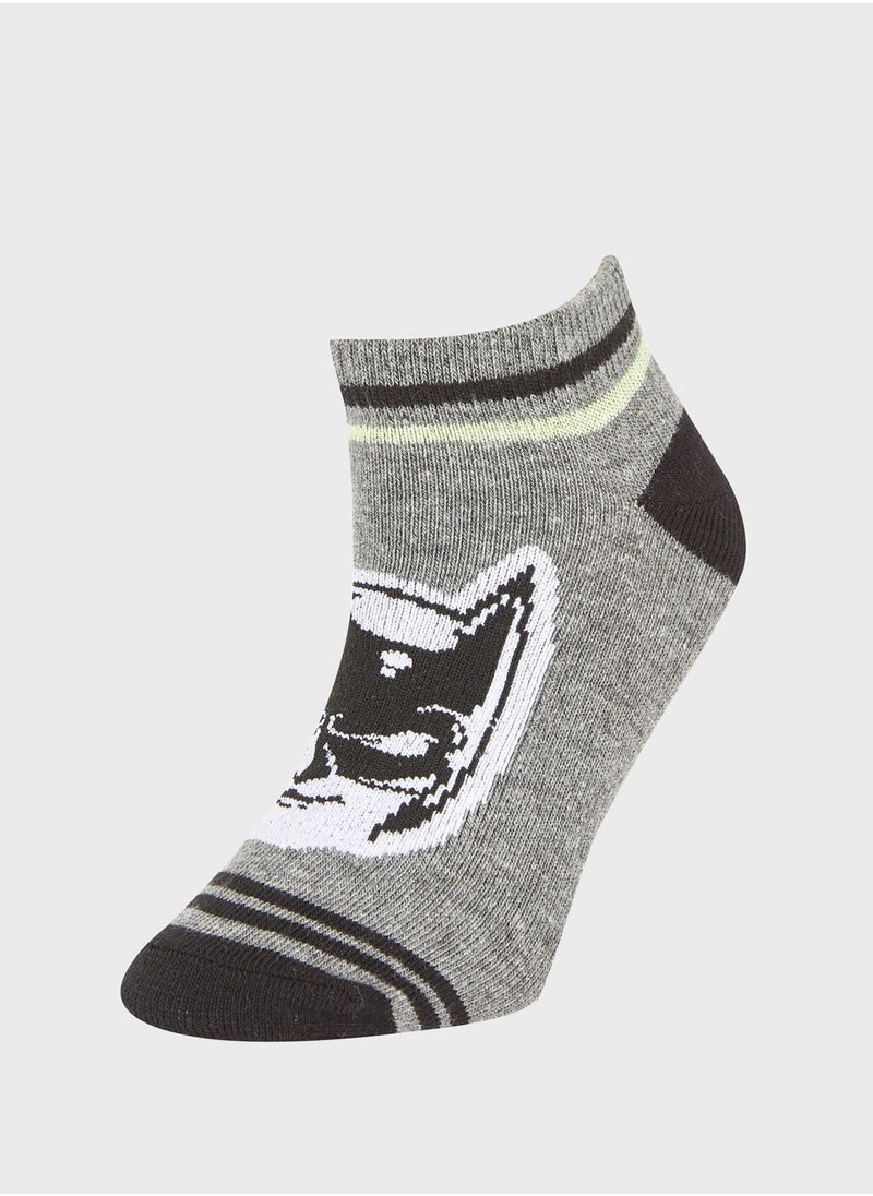 Boy 3-Pack Licensed Batman Low Cut Cotton Low Cut Socks