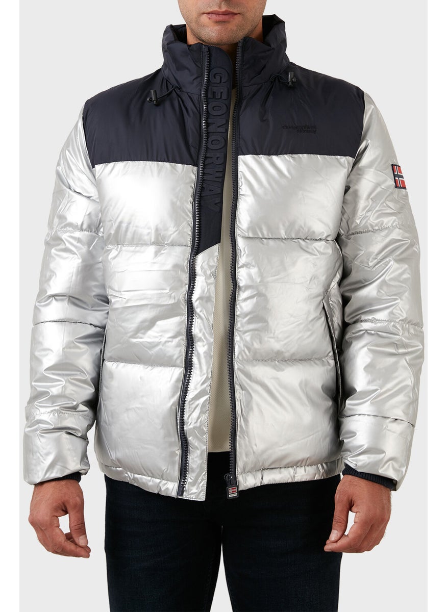 Wind and Heat Insulated Outdoor Puffer Coat Men's Coat Astro