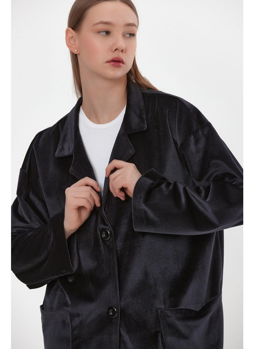 Alexandergardı Pocketed Oversized Trench Coat (B23-26801)