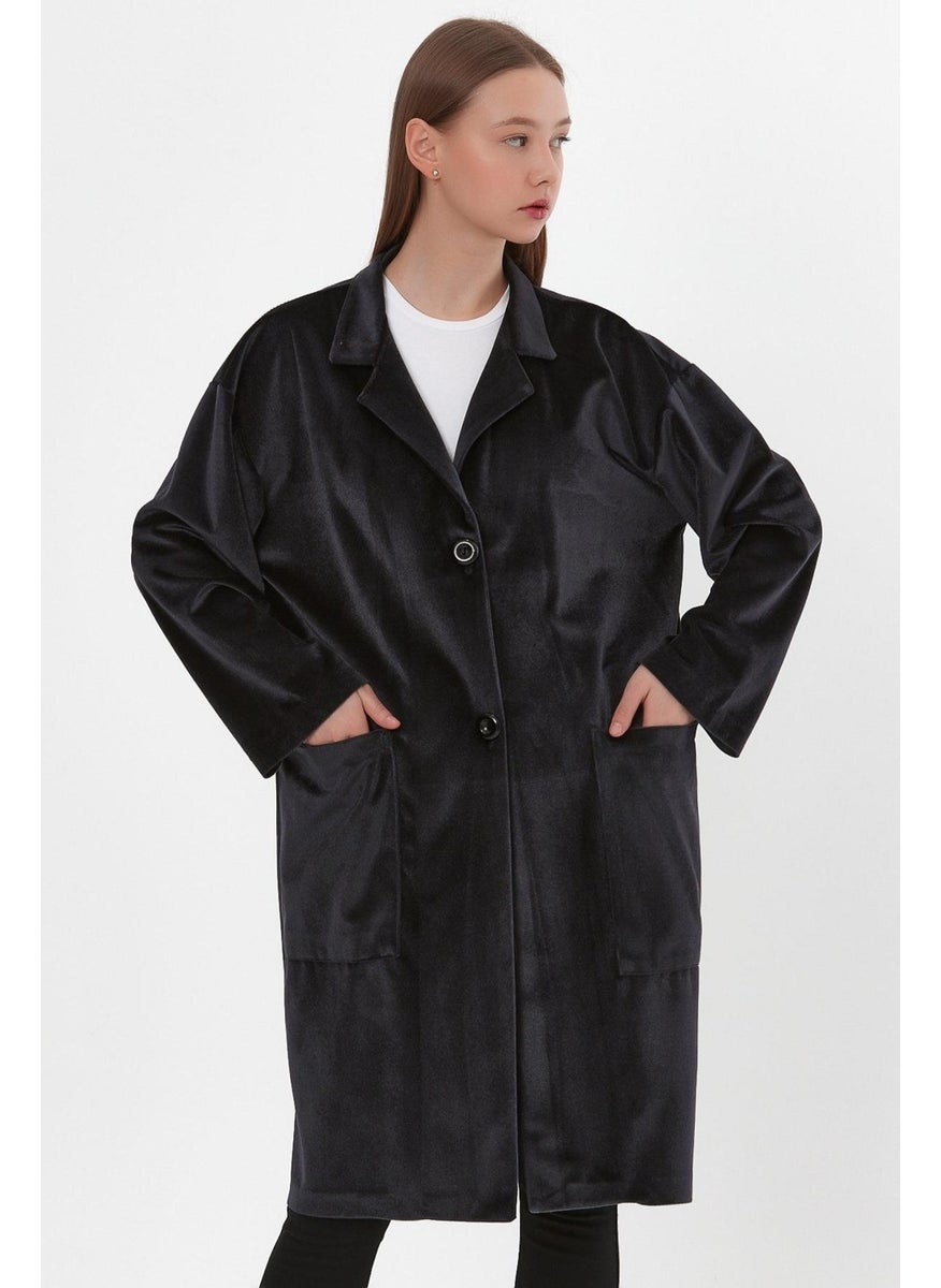 Alexandergardı Pocketed Oversized Trench Coat (B23-26801)