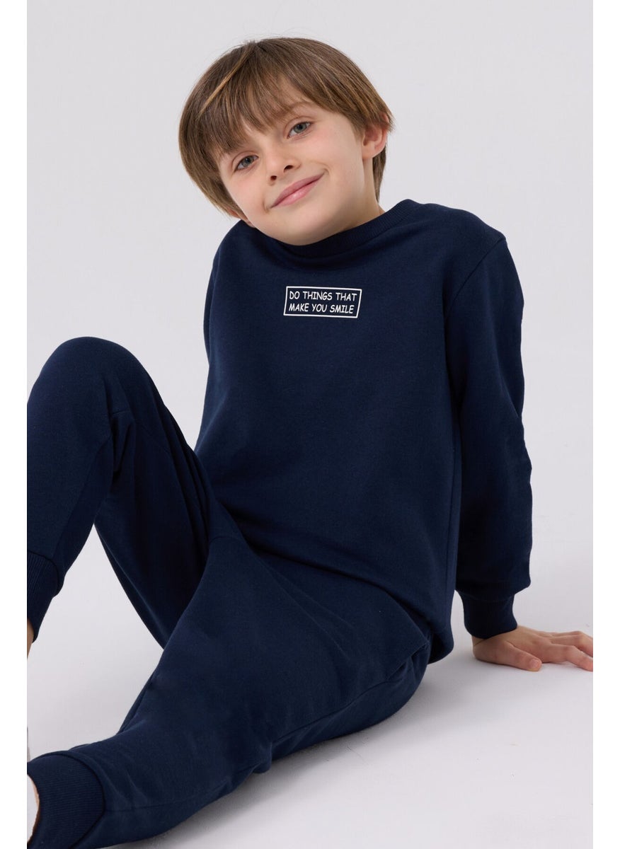 Boy Tracksuit Navy Blue