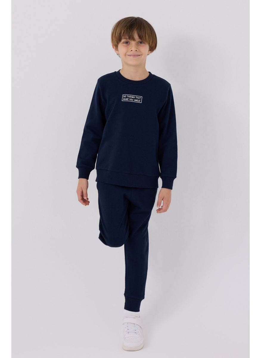 Boy Tracksuit Navy Blue