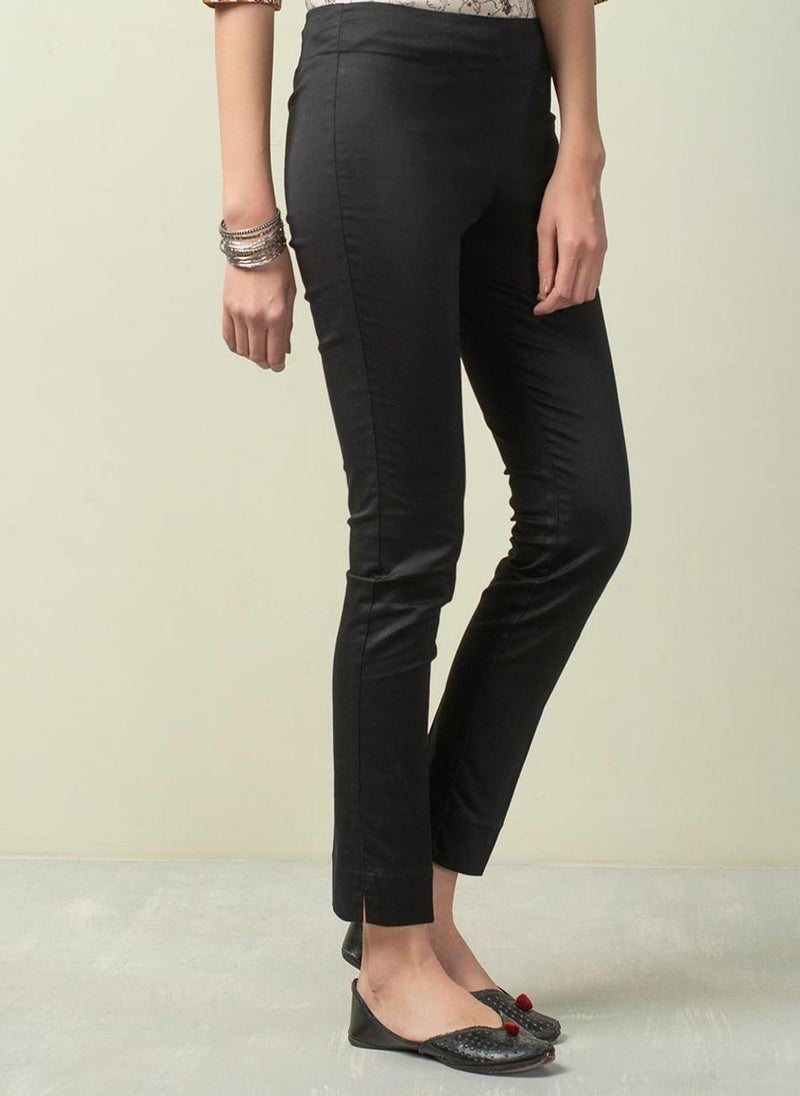 Cotton Full Length Formal Slim Stretch Pant