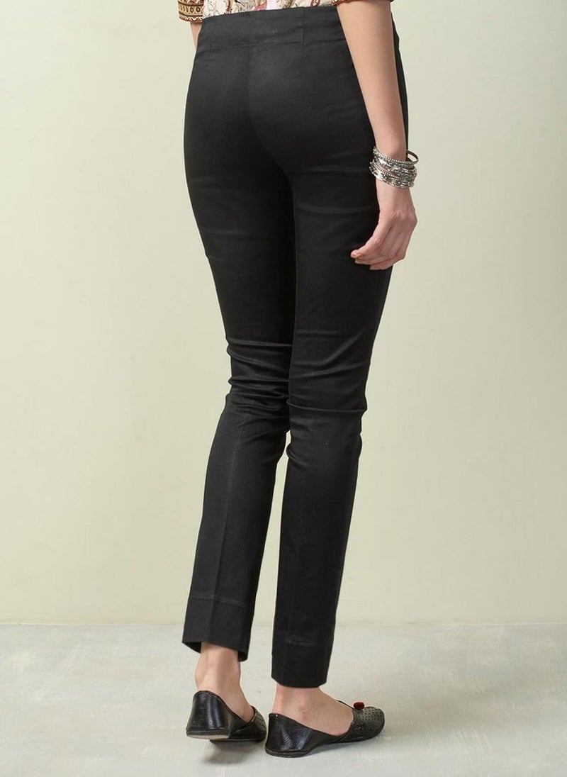 Cotton Full Length Formal Slim Stretch Pant