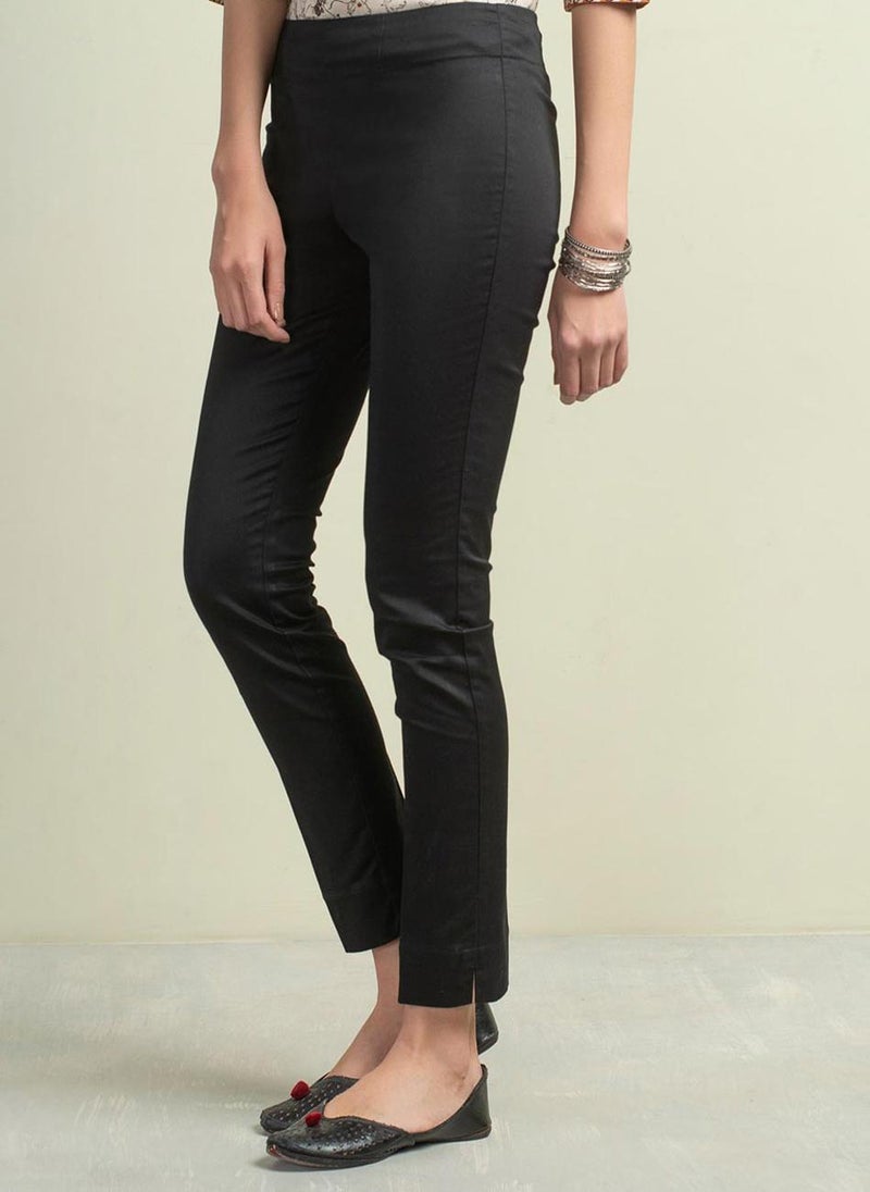 Cotton Full Length Formal Slim Stretch Pant