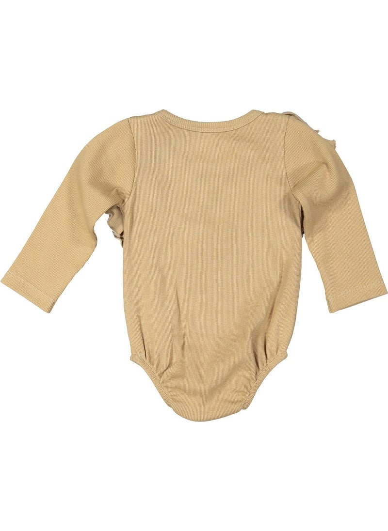 Gots Certified Organic Flounce Bodysuit (0-4 years old)