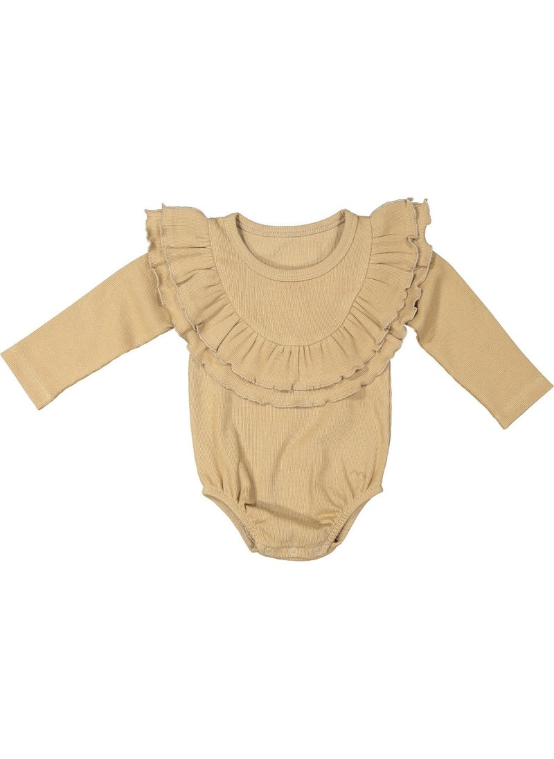 Gots Certified Organic Flounce Bodysuit (0-4 years old)