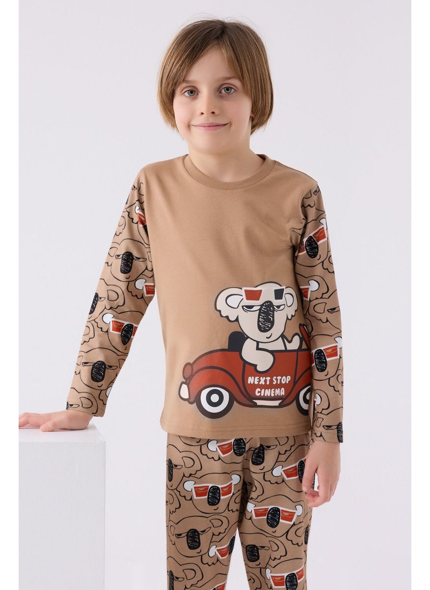 Boy Long Sleeve Pajama Set RP3446 Mink