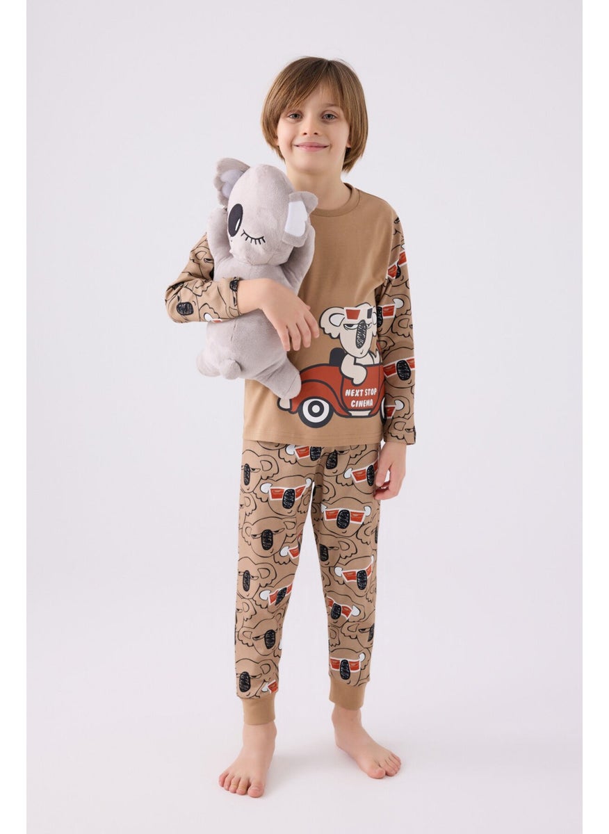 Boy Long Sleeve Pajama Set RP3446 Mink