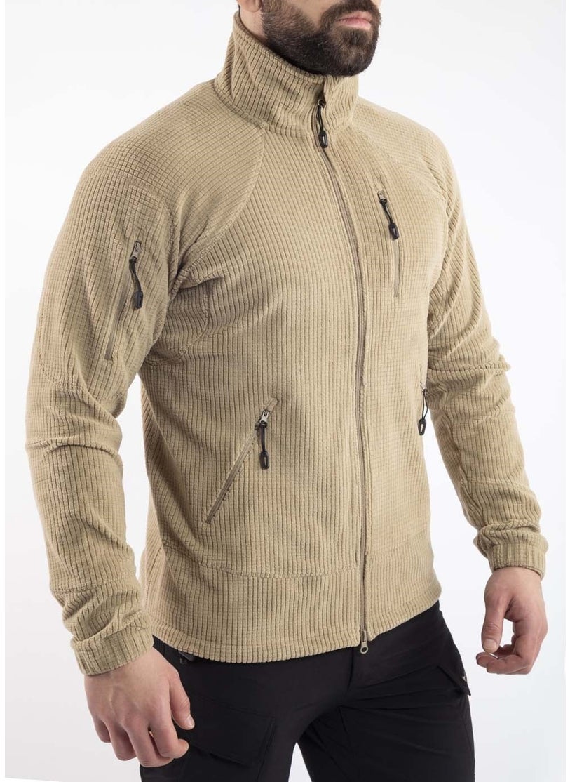 POLTAC04 Stretchable Breathable Honeycomb Fleece