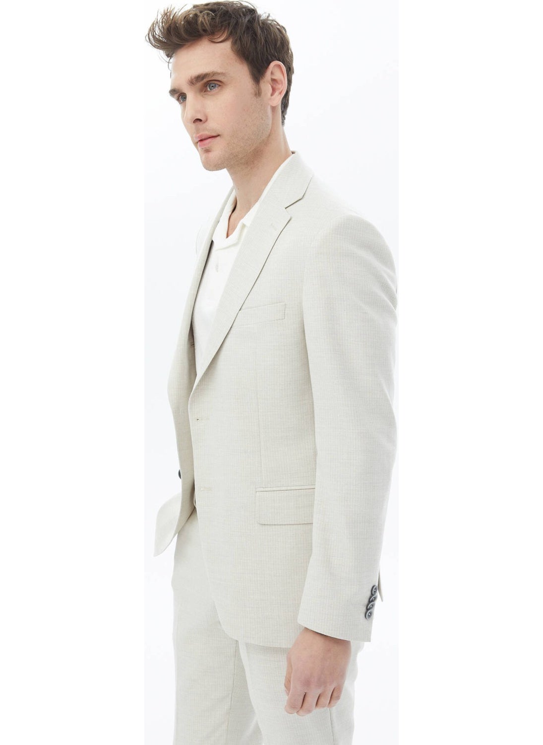 Stone Patterned Regular Fit Suit