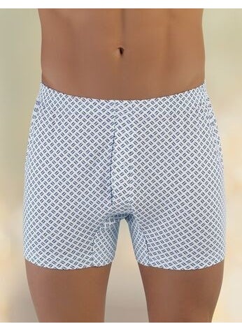 Combed Buttoned Boxer Patterned ME010