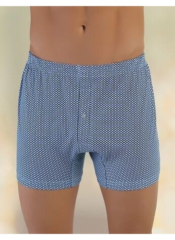 Combed Buttoned Boxer Patterned ME010