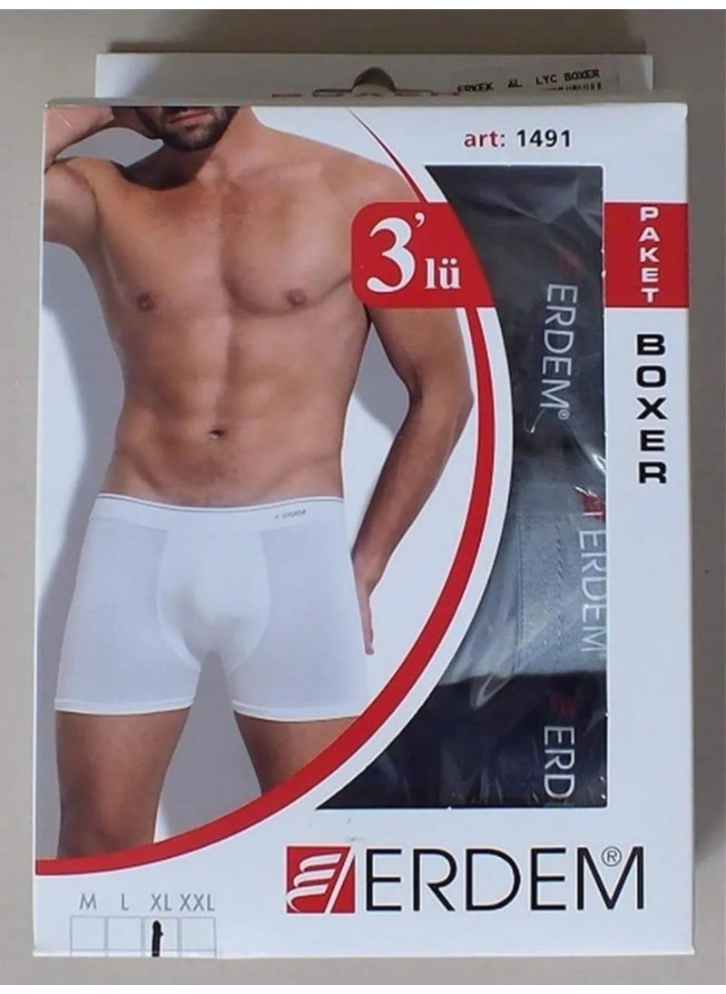 1491 Men's Lycra Boxer 12 Pieces