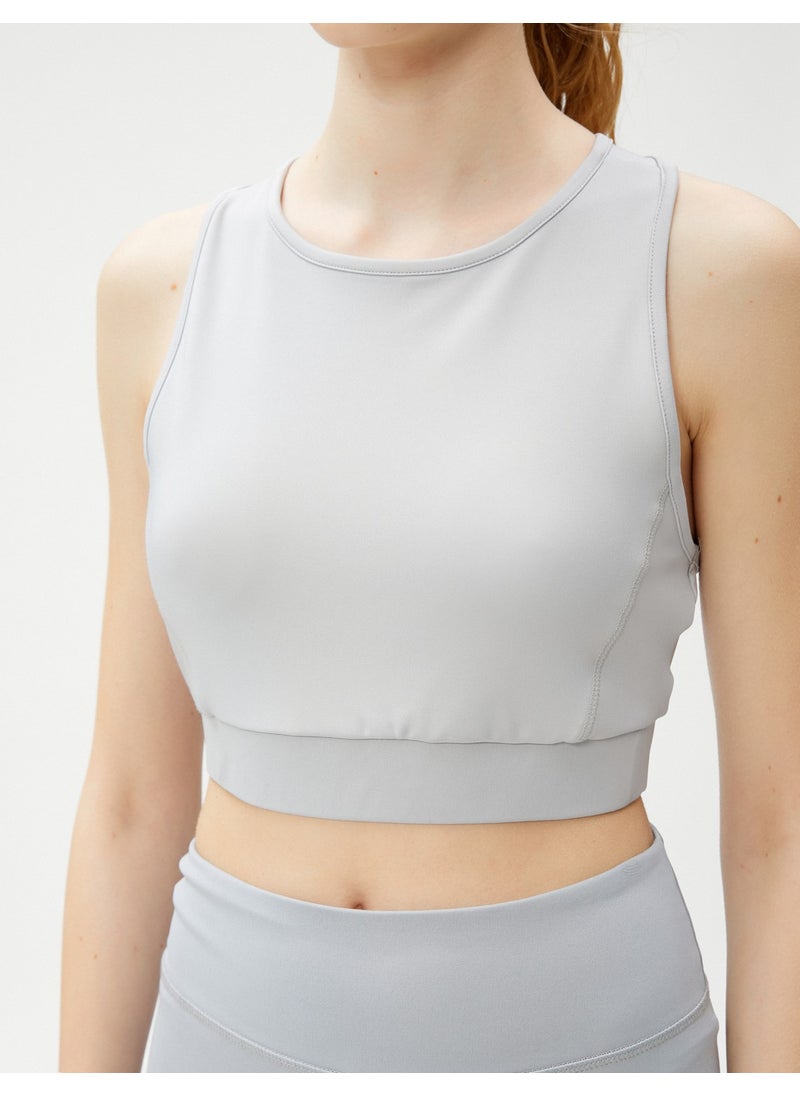 Window Detailed Sports Bra