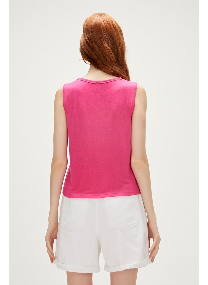 Halle Tank Top Fuchsia