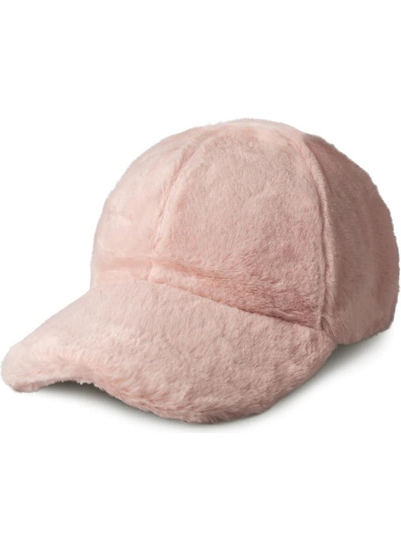 Trend Soft Pink Plush Cap Hat