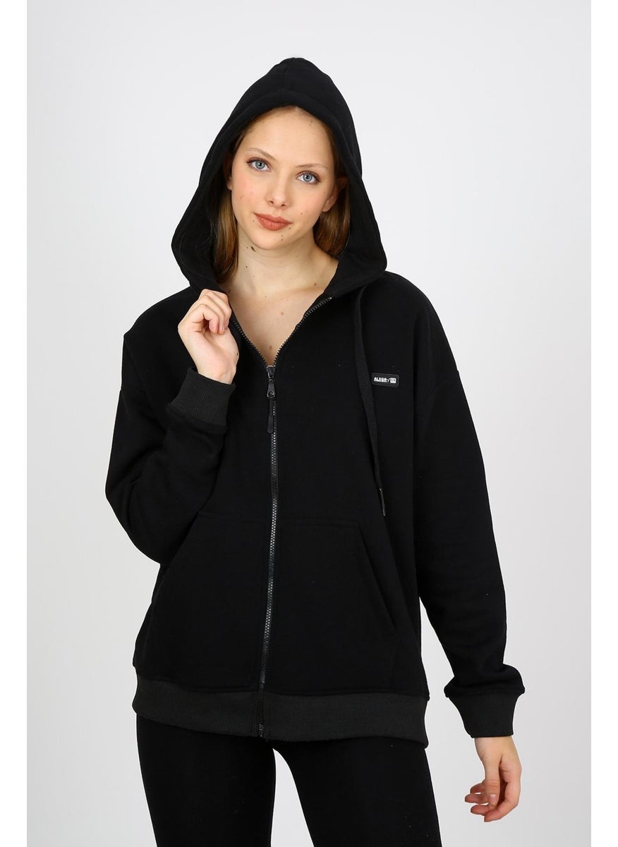 Alexandergardı Zippered Hoodie Sweatshirt (UN-501403)