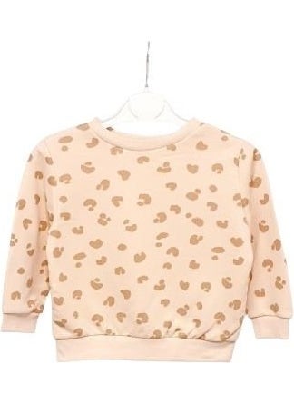 Patterned Girl's Sweatshirt