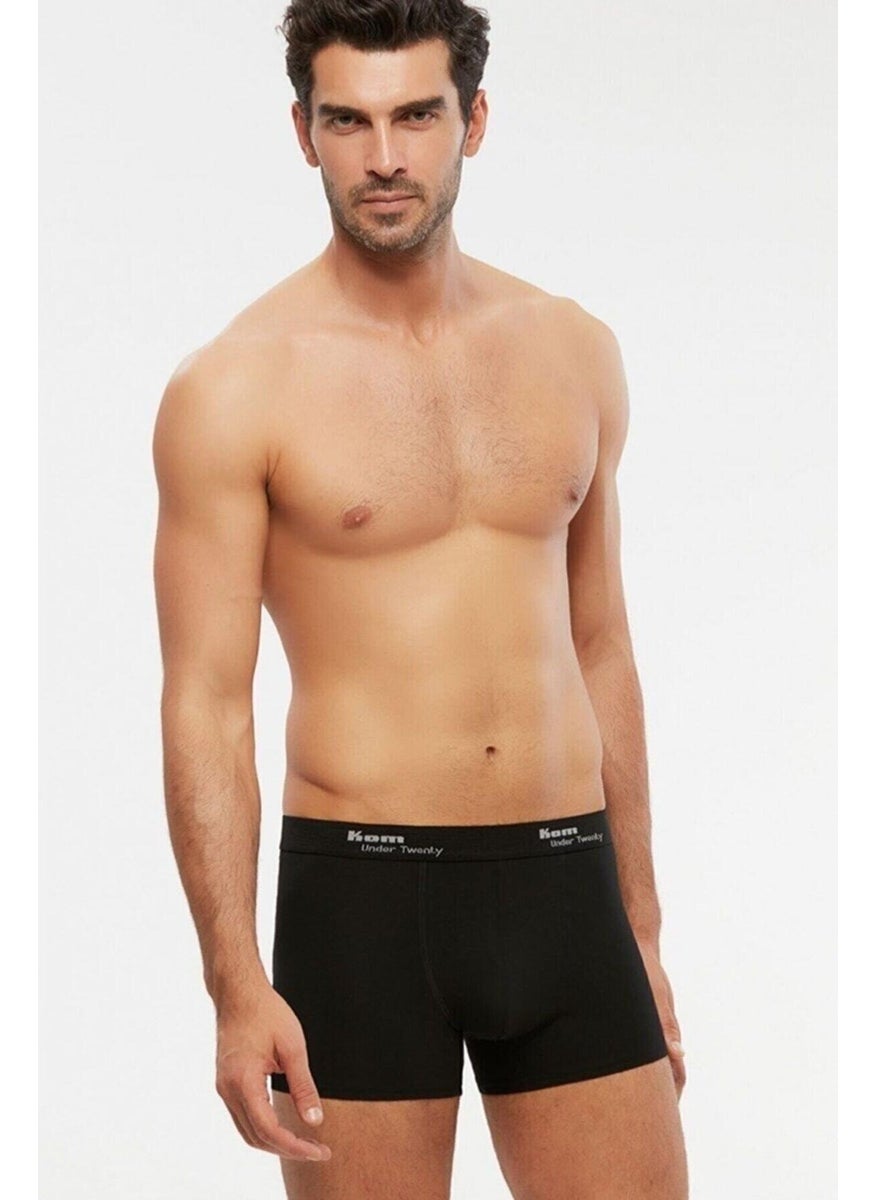 Tight Cotton 2-Pack Men's Boxer - Black