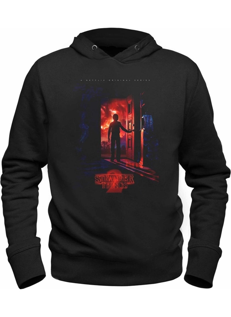 Alpha Tshirt Stranger Things Hooded Kids Sweatshirt