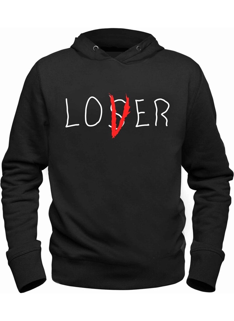 Lover Loser Black Kids Sweatshirt