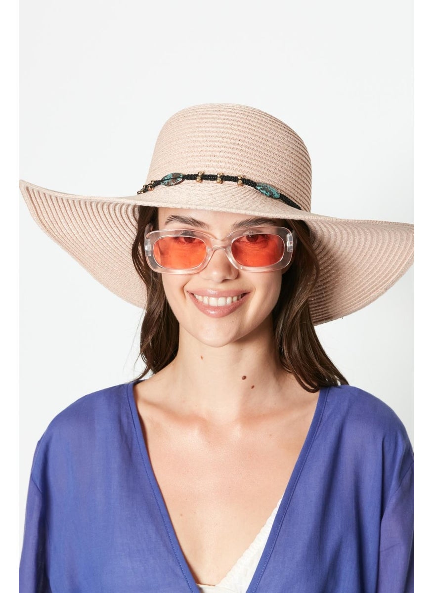 Straw Beach Hat Y23730-01 Powder