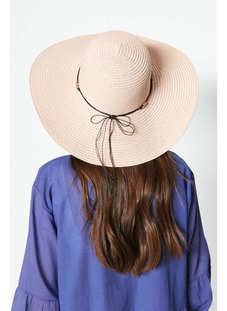 Straw Beach Hat Y23730-01 Powder